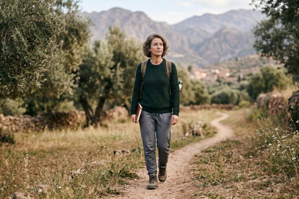 person walking forward steadily after learning how to deal with failure and rise again