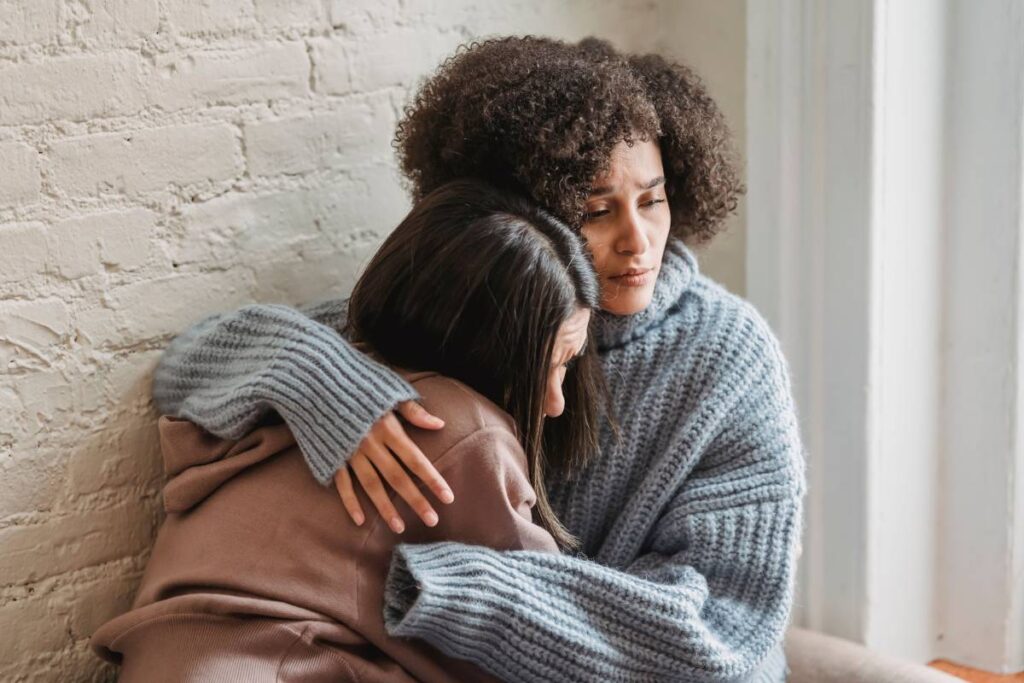 two people supporting each other showing the resilient choice in how to build resilience