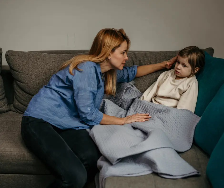Mother comforting anxious daughter – symbolizing emotional support and evolving anxiety styles over