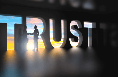 Rebuilding trust in a relationship — two people reconnecting and finding emotional healing after betrayal.